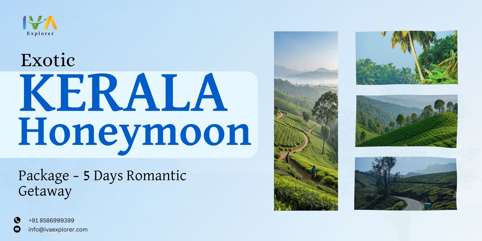 Exotic Kerala Honeymoon Package – 5 Days Romantic Getaway